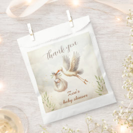 Storchgeschlechtsneutrale klassische Babydusche Geschenktütchen