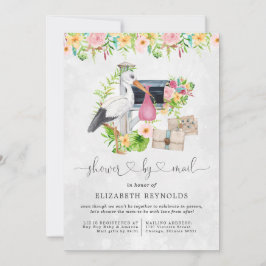 Storchlieferung | Virtual Baby Dusche per Mail Einladung