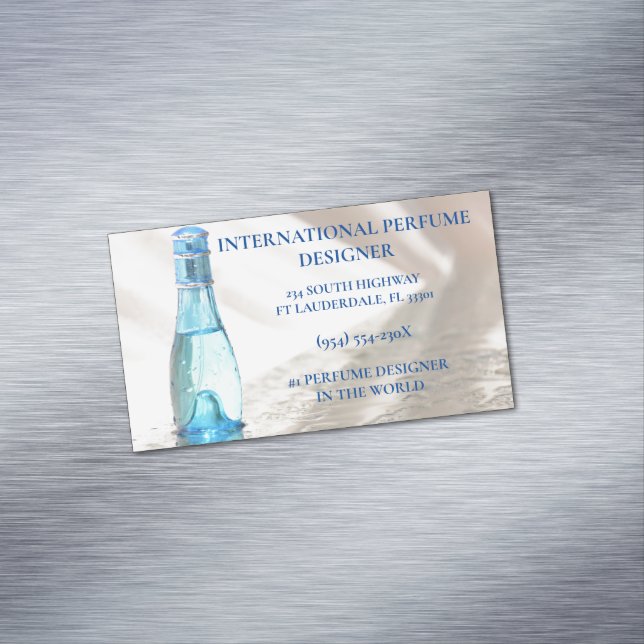 Store/Hersteller/Geschmacksmusterflasche Magnetische Visitenkarte (Beispiel)