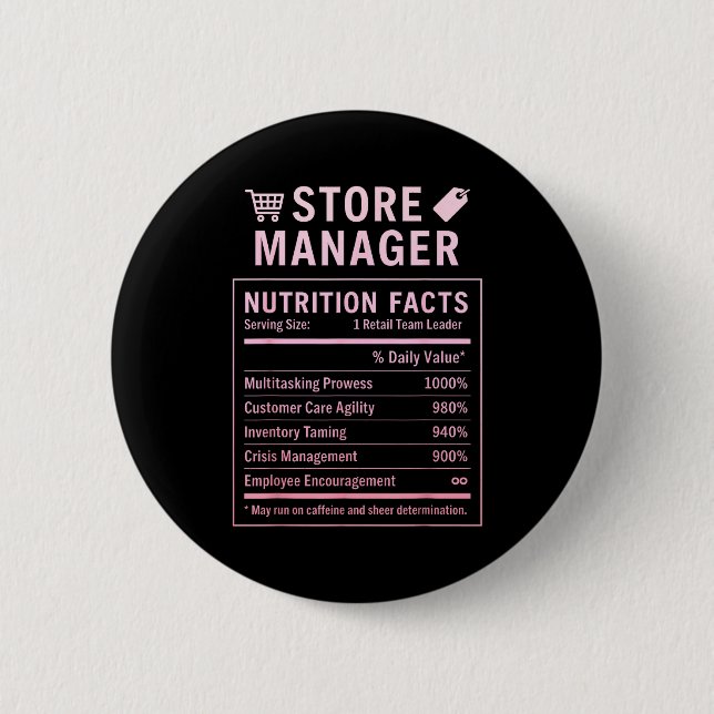 Store Manager  Button (Vorderseite)