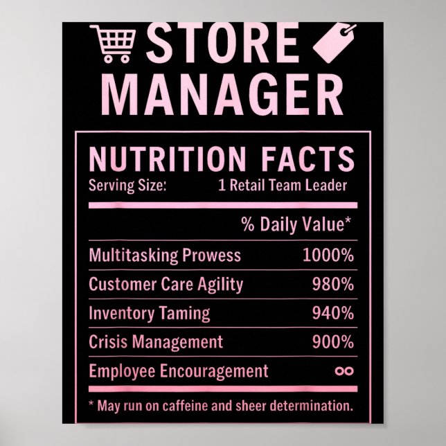 Store Manager  Poster (Vorne)