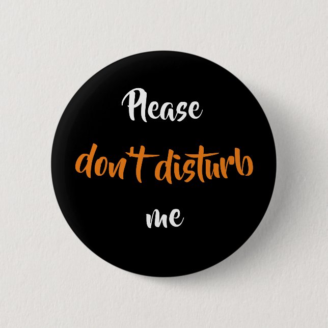 Störe mich bitte nicht! button (Vorderseite)