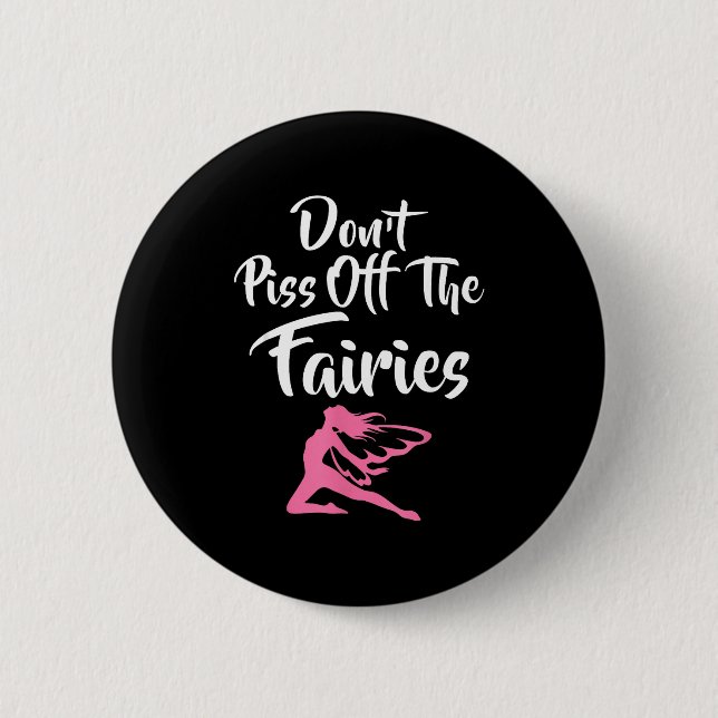 Störe nicht die Feen Märchen Fantasy Fee  Button (Vorderseite)