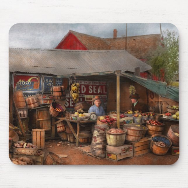 Store - Obst - Obststand von Grand dad 1939 Mousepad (Vorne)