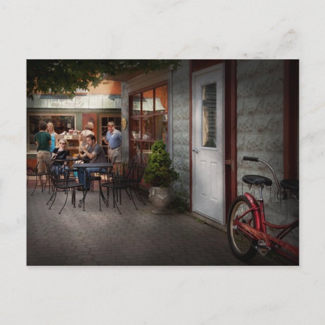 Storefront - Frenchtown, NJ - In einem malerischen Postkarte (Vorderseite)