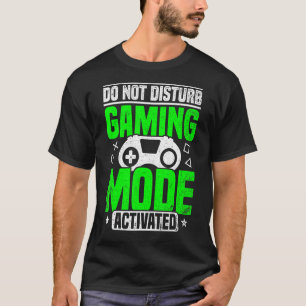 Stören Sie den Gaming-Modus des aktivierten Videos T-Shirt