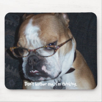 Stören Sie mich nicht. Ich denke Mousepad