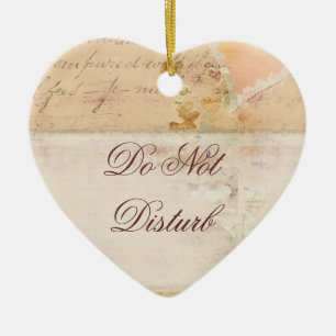Stören Sie nicht Keramik Ornament