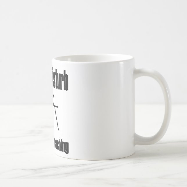 Stören Sie nicht Prüfungs-Tasse Kaffeetasse (Rechts)