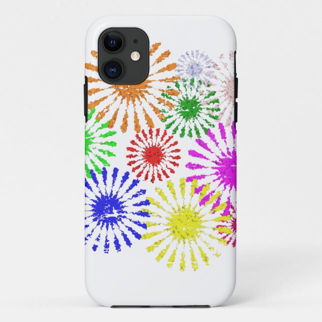 Störende Blume Burst Case-Mate iPhone Hülle (Rückseite)