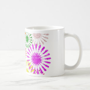 Störende Blume Burst Kaffeetasse