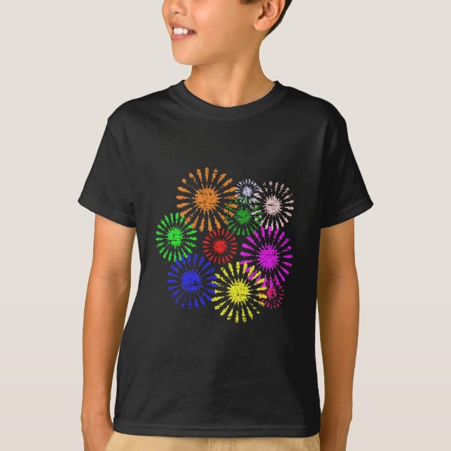 Störende Blume Burst T-Shirt (Vorderseite)