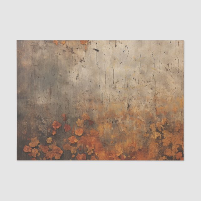 Störendes Herbstmuster Seidenpapier (Vorderseite)