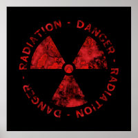 Störendes rotes Symbol-Poster