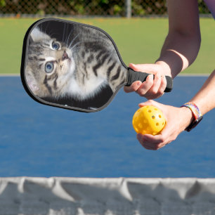 "Störenfried: Die Mischlinge Tabby Kitten Pickleball Schläger
