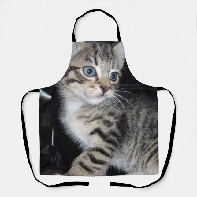 "Störenfried: Die Mischlinge Tabby Kitten Schürze (Vorderseite)