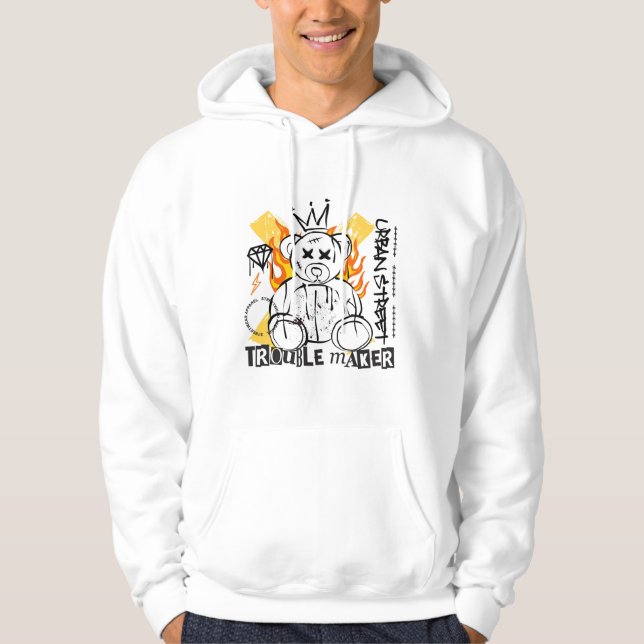 Störenfried Teddy Bear Hoodie (Vorderseite)