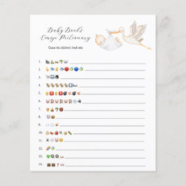 Stork Baby Books Emoji Game