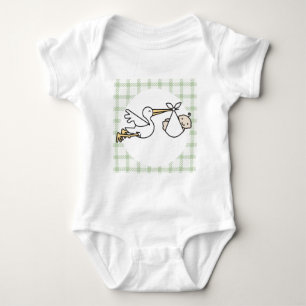Stork Baby Delivery Baby Strampler