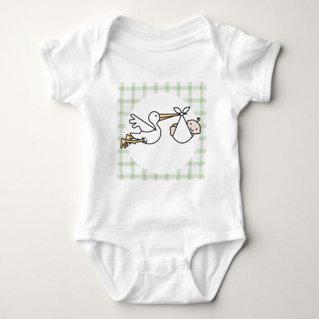 Stork Baby Delivery Strampler (Vorderseite)
