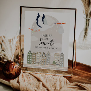 Stork Boho Baby Dusche Babys sind süße Favoriten