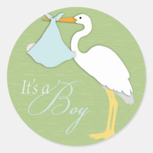 Stork Boy Sticker