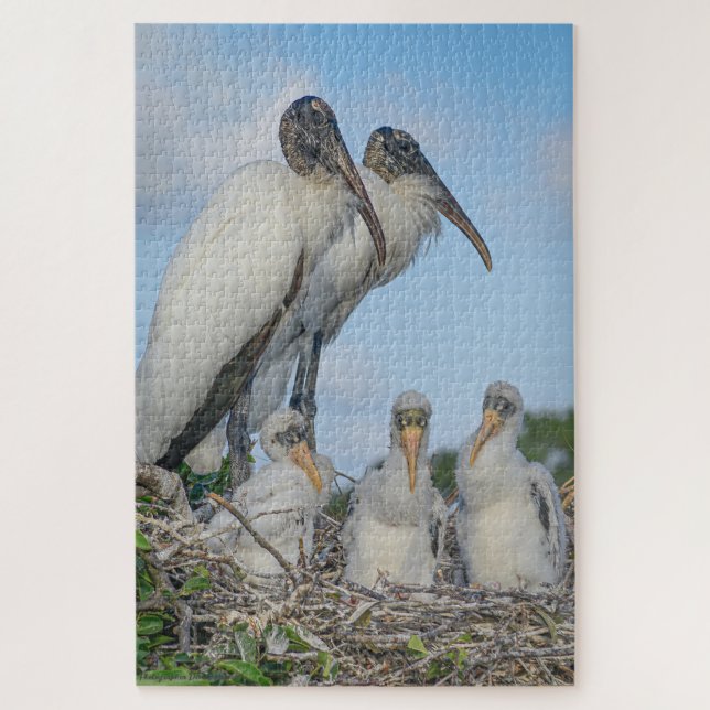 "Stork Family" Jigsaw Puzzle (Vertikal)