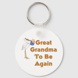 Stork Great Oma, um wieder sein Schlüsselanhänger