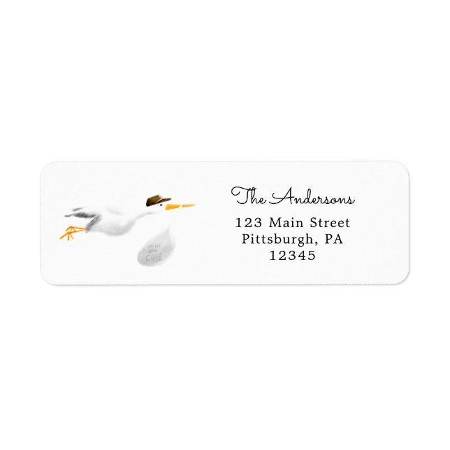 Stork New Baby (Vorne)