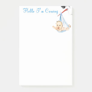 Stork Porte Un Bébé Post-it® Notes