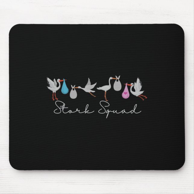 Stork Squad Nurse Labor and Delivery Edition Mousepad (Vorne)