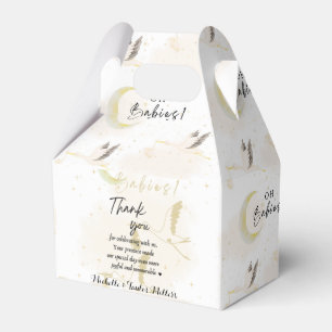 Storks neutral, Oh Zwillingsbabys Geschenkschachtel