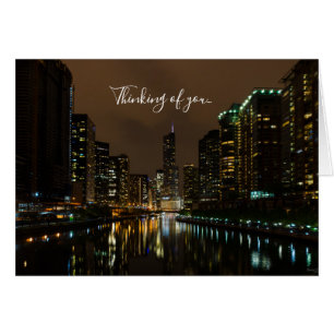 Storm Brewing Over Chicago Penser À Votre Carte