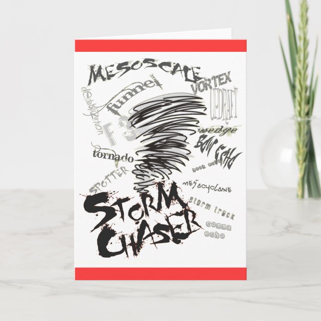 Storm Chaser Karte (Vorderseite)