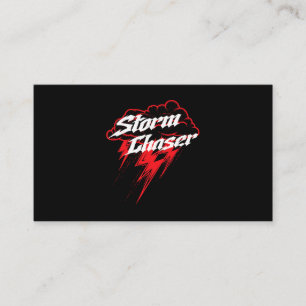 Storm Chaser Thunderstorm Meteorologe Weatherman Visitenkarte