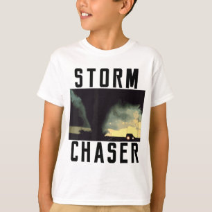 Storm Chaser Tornado Picture Weather Meteorologe T-Shirt
