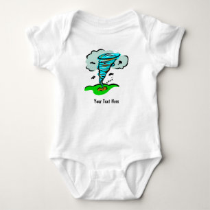 Storm Chaser Tornado Twister Wettermeteorologie Baby Strampler