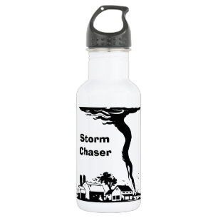 Storm Chaser Tornado Twister Wettermeteorologie Trinkflasche