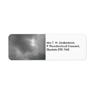 Storm Clouds benutzerdefinierte Labels