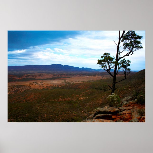 Storm clouds in the Australian Outback Poster (Vorne)