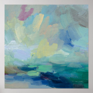 Storm I Abstrakt Print Silvia Vassileva Poster