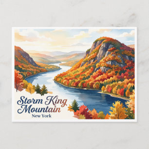 Storm King Mountain Cornwall New York Postkarte