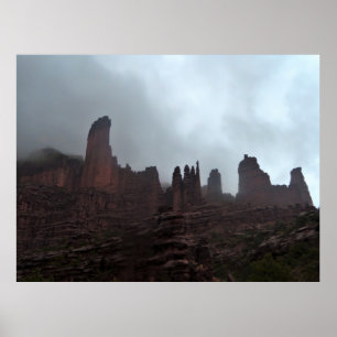 Storm over the Towers Poster