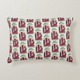 Storm Pastel Green Accent Pillow Dekokissen