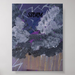 STORM POSTER DESIGN PAR L'ARTISTE PAULA REILLY.