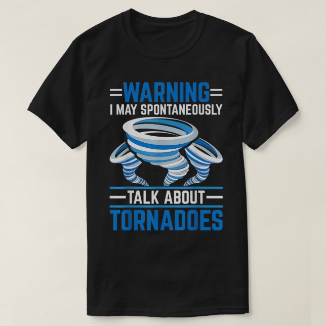 Storm Tornado Kostümapparell für Meteorologe  T-Shirt (Design vorne)