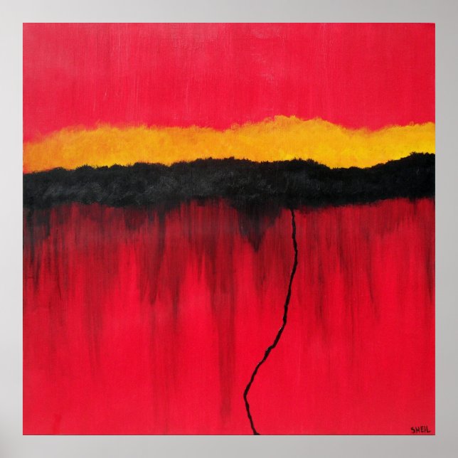 "Storm" von SHEIL Poster Print (Vorne)