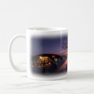 Stormflight-Jet über Zwielichtwolken-Tasse Kaffeetasse
