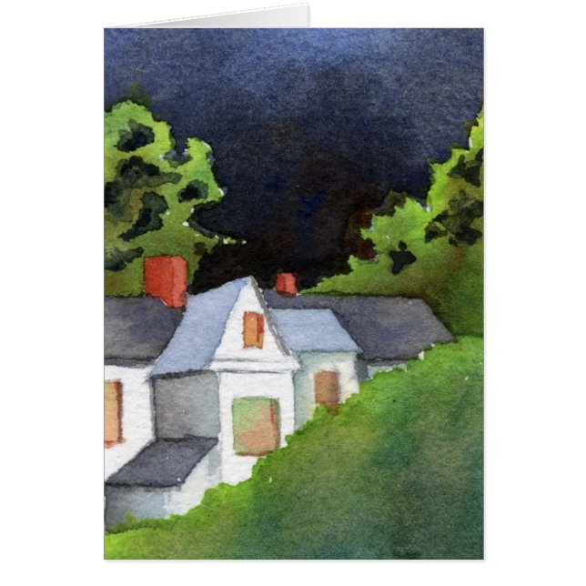 "Storm's coming #2" Country Roads Carte de voeux (Devant)