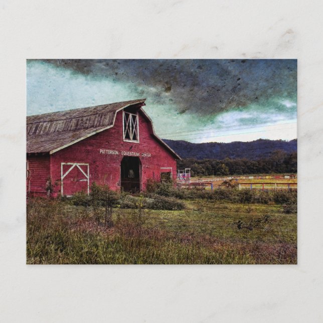 Stormy America - Rural North Carolina Postkarte (Vorderseite)